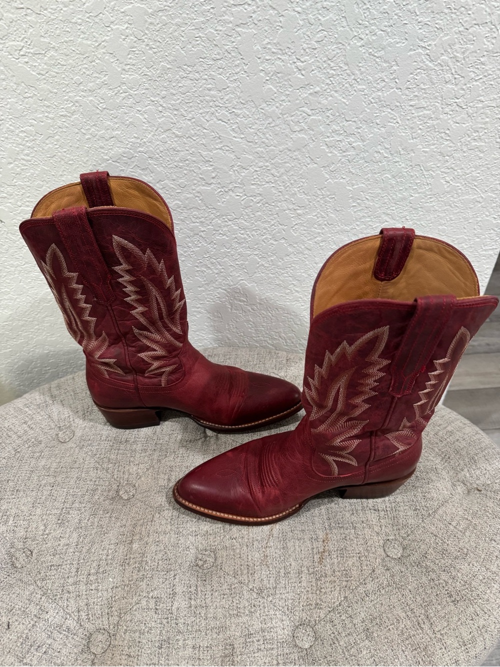 Tecovas Jamie Redwood Goat Boots - Picture 2 of 4